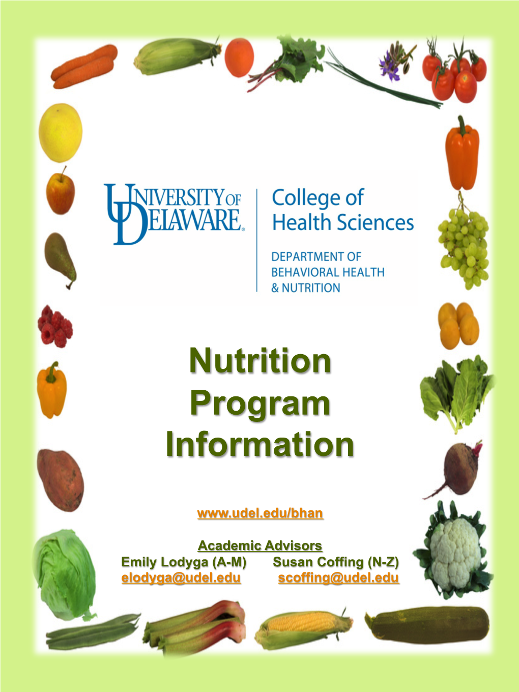 Nutrition Program Information