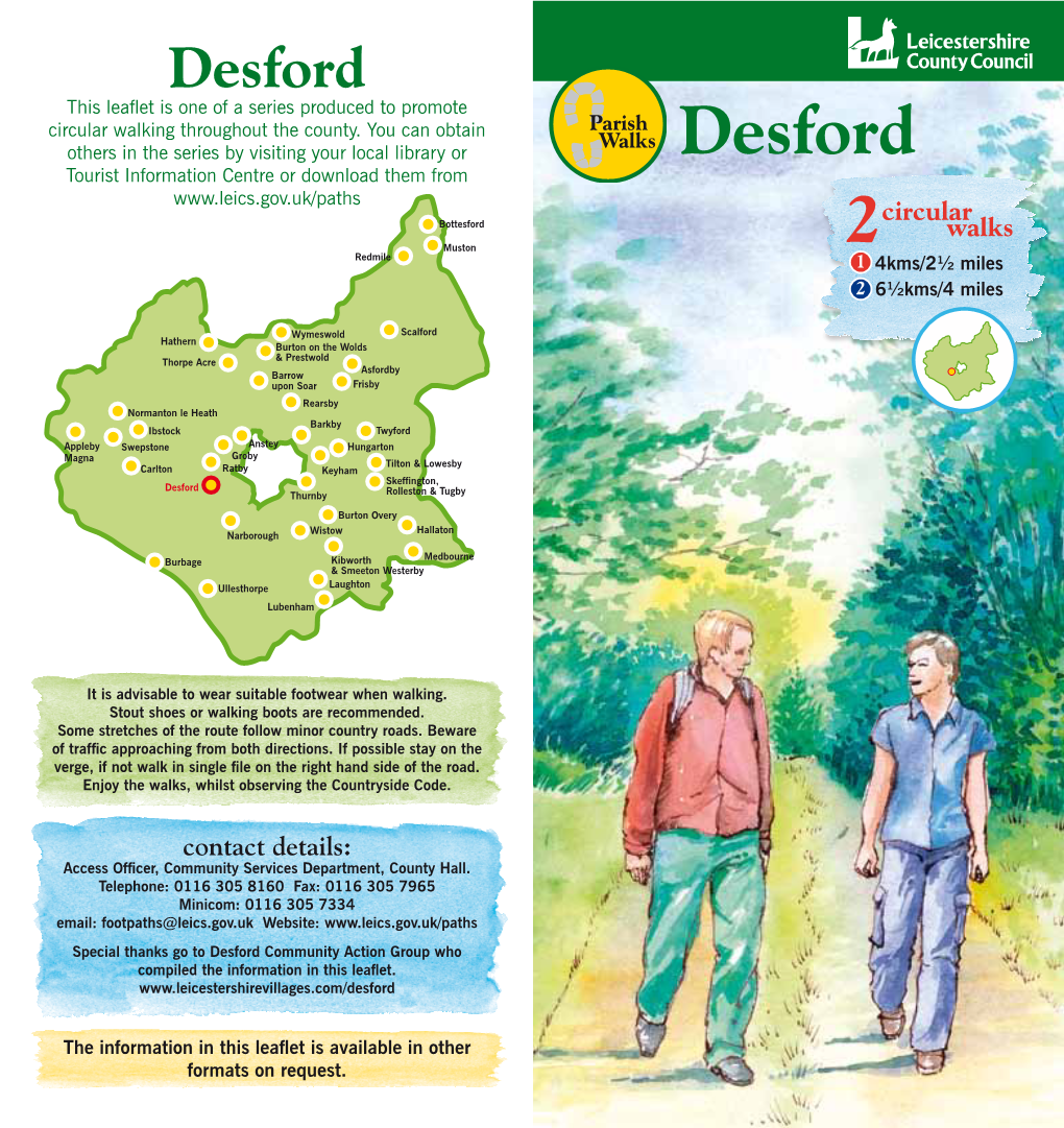 Desford Parish Walks (PDF, 2