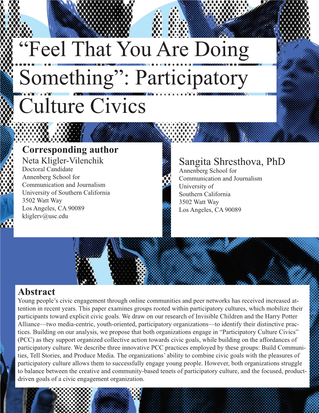 Participatory Culture Civics .Pages