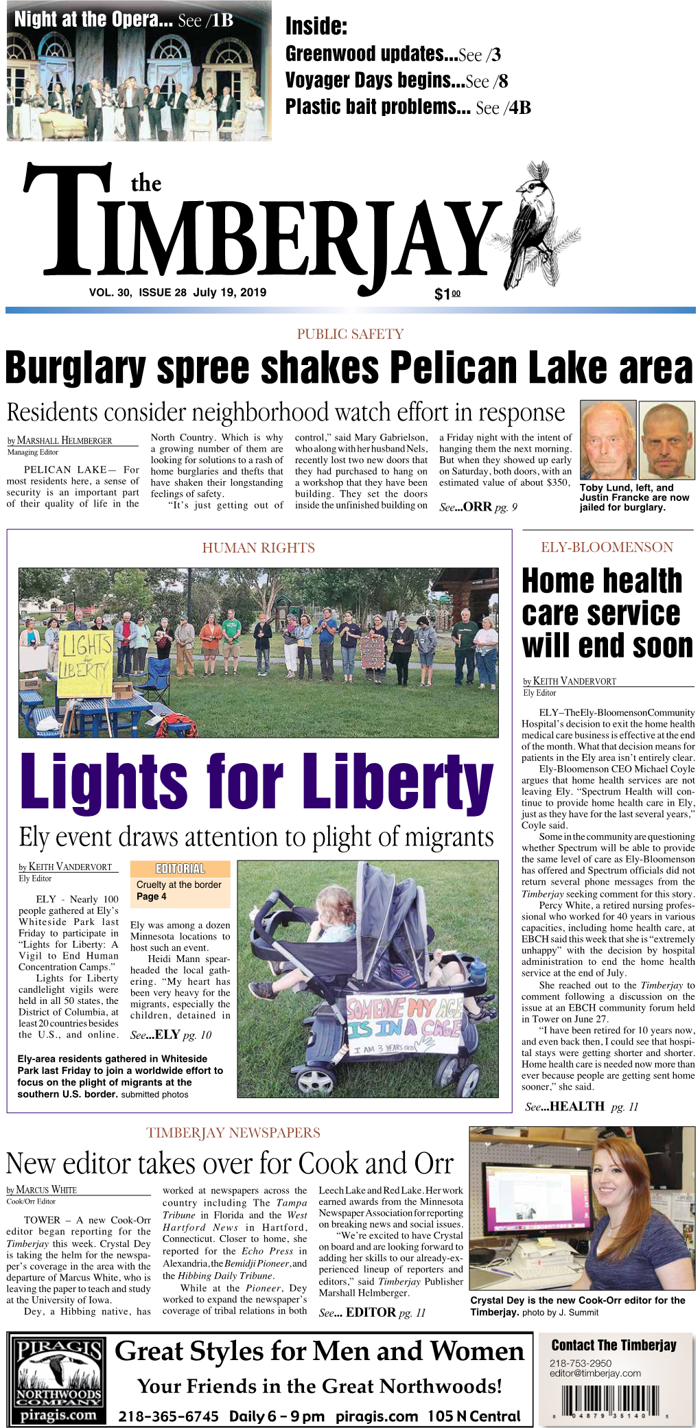 Burglary Spree Shakes Pelican Lake Area Residents Consider Neighborhood Watch Effort in Response