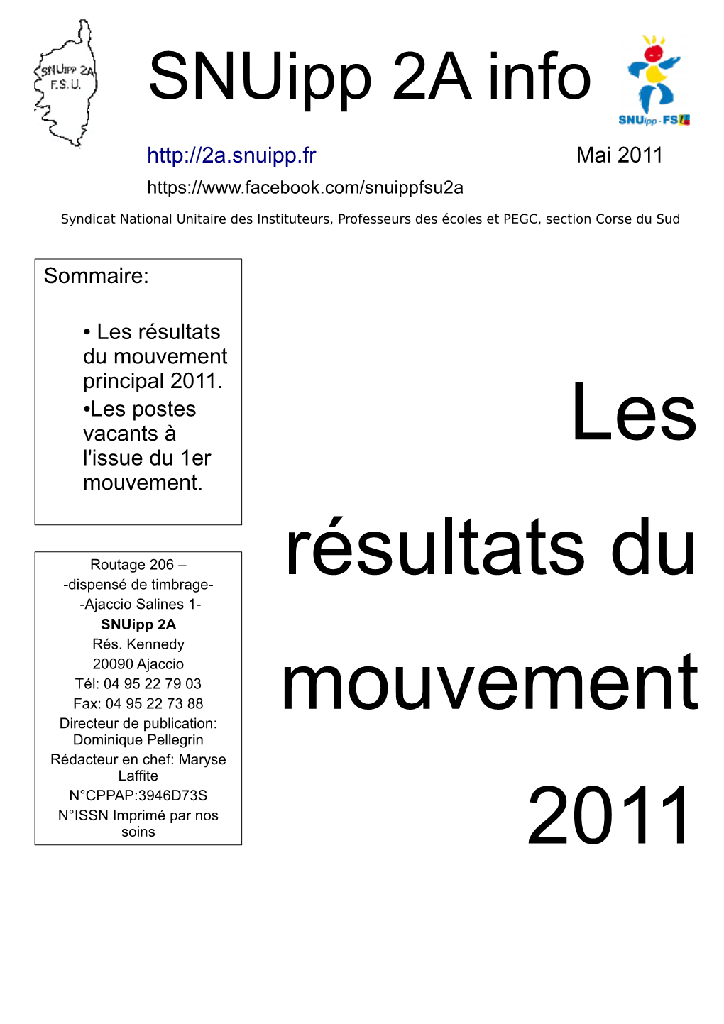 Les Résultats Du Mouvement 2011