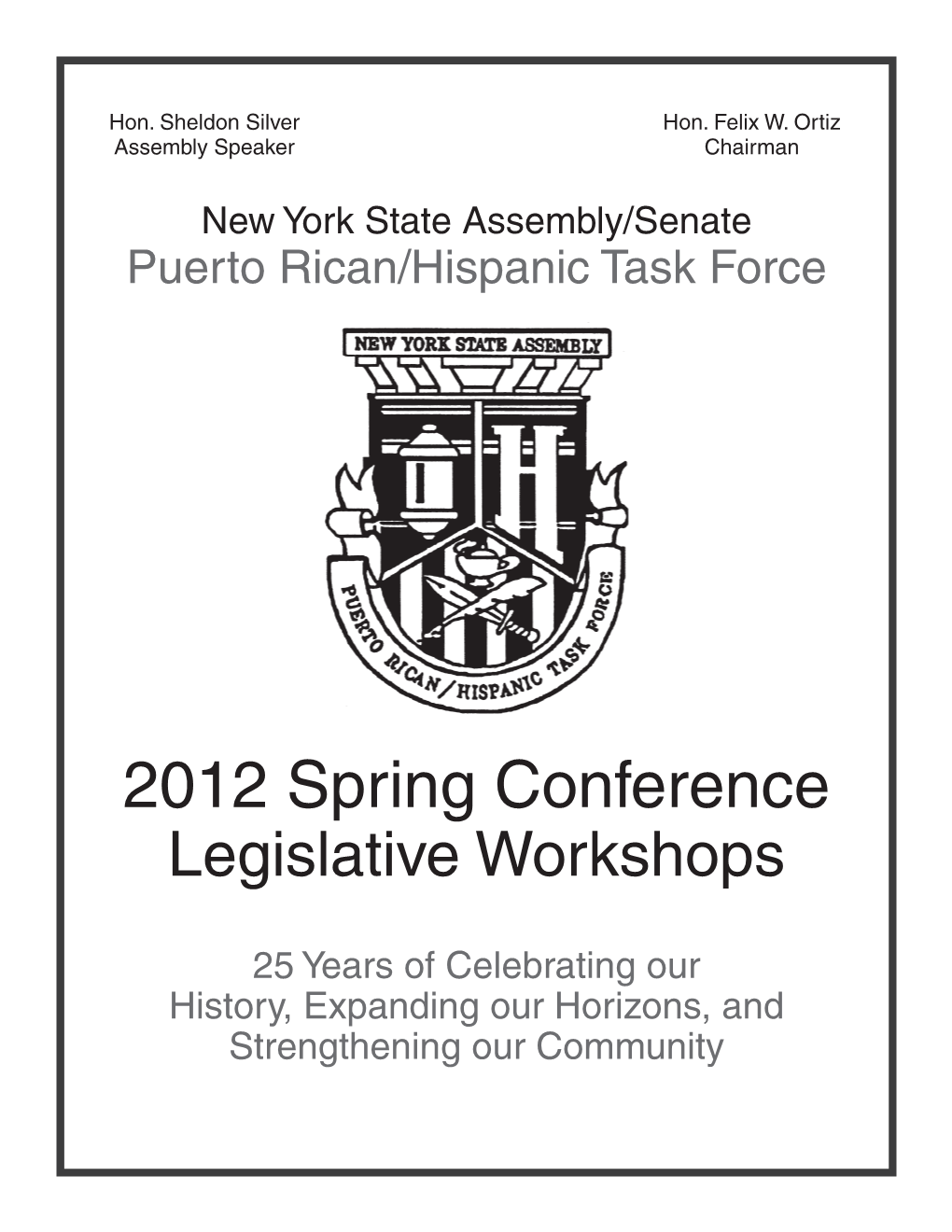2012 Spring Conference Legislative Workshops