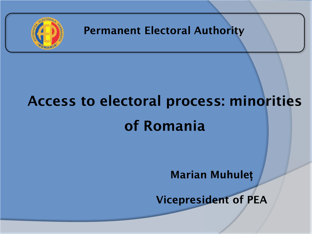 Permanent Electoral Authority