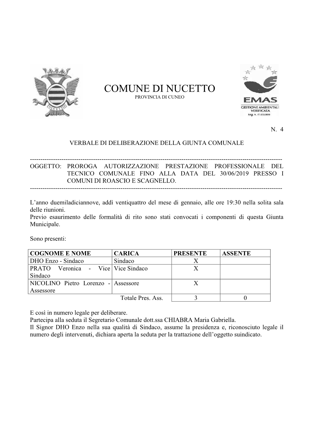 Comune Di Nucetto Provincia Di Cuneo