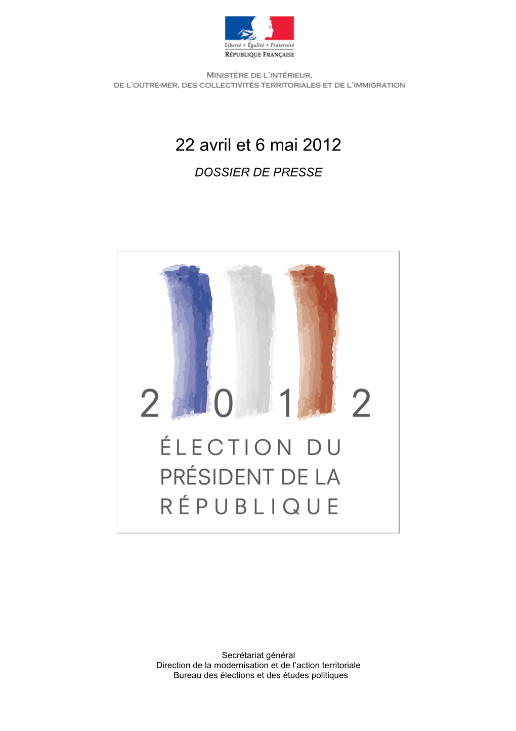 22 Avril Et 6 Mai 2012