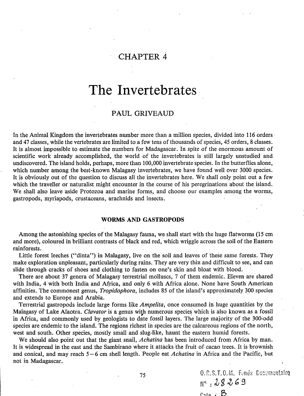 The Invertebrates