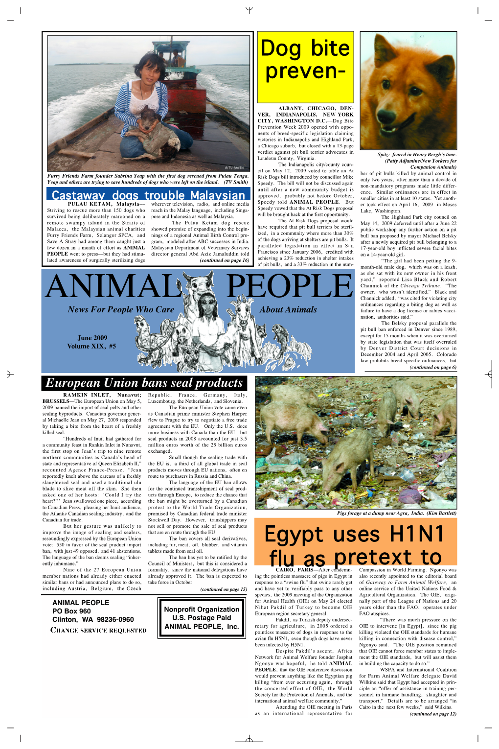 Animal People News