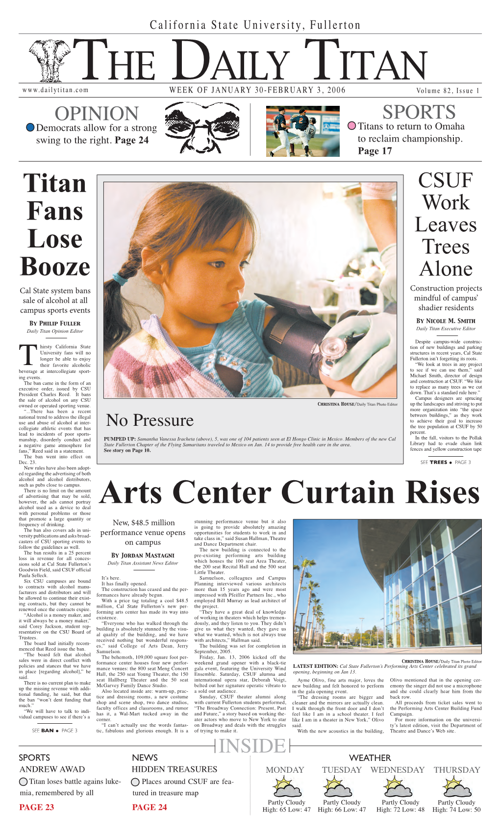 Arts Center Curtain Rises