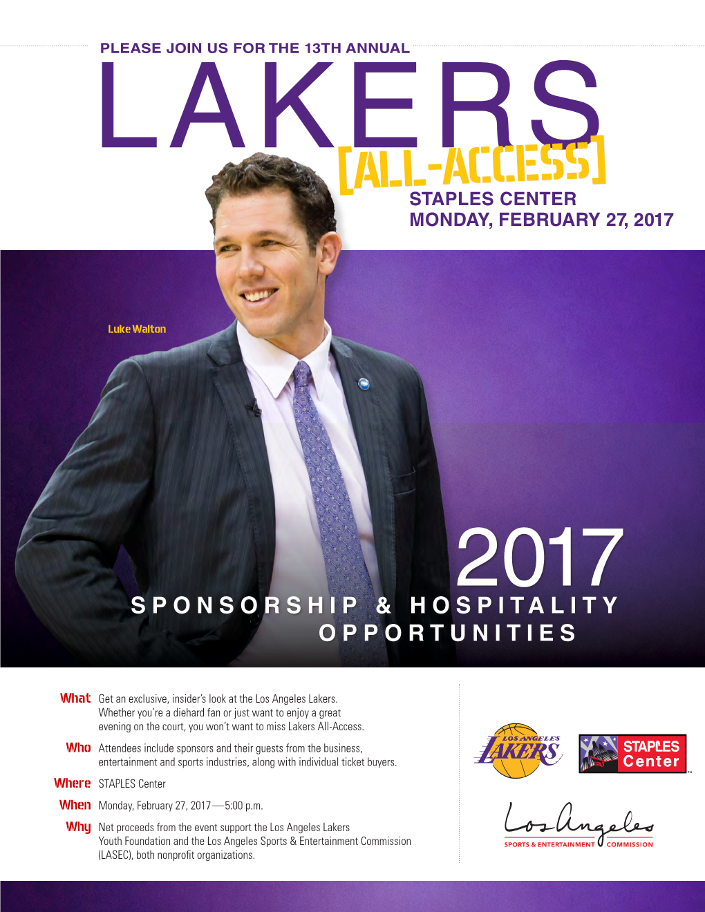 [All-Access]Staples Center Monday, February 27, 2017