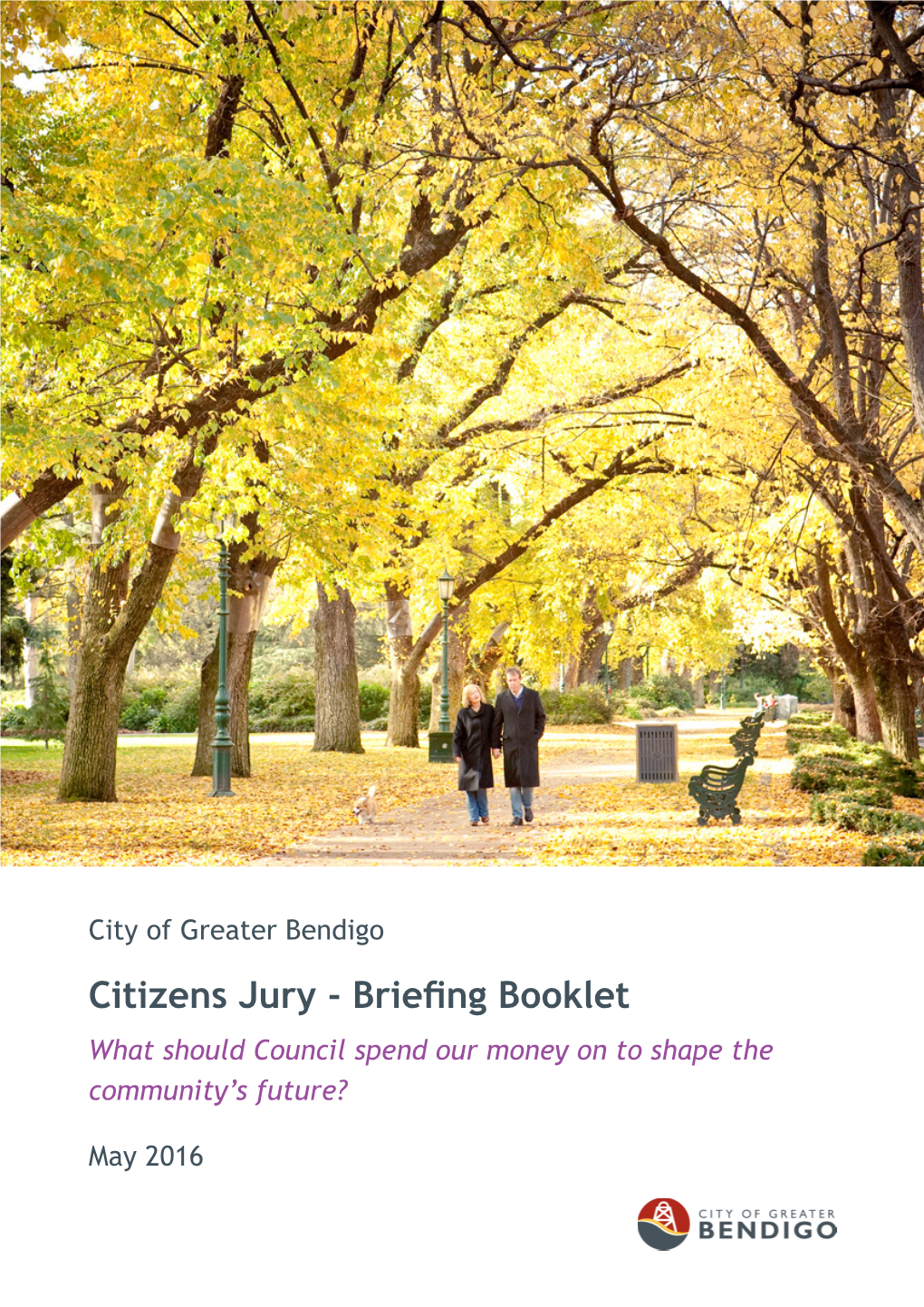 City of Greater Bendigo Citizens' Jury Briefing Book