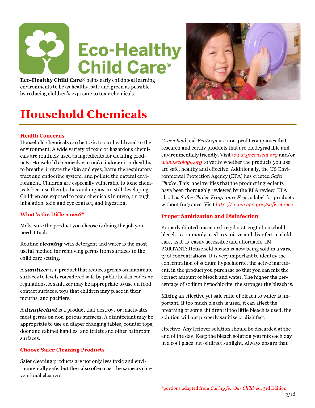 Household Chemicals