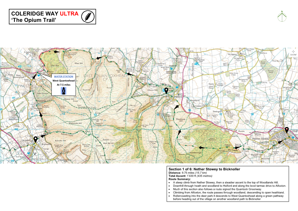 Coleridge Way Route Maps