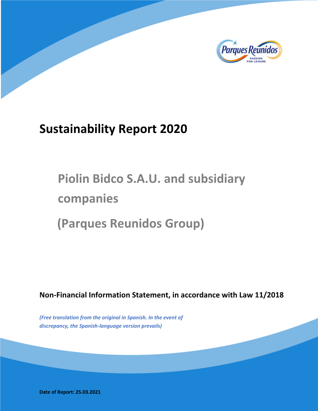 Sustainability Report 2020