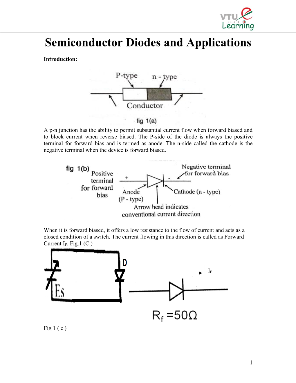 Semiconductor Diodes and Applications