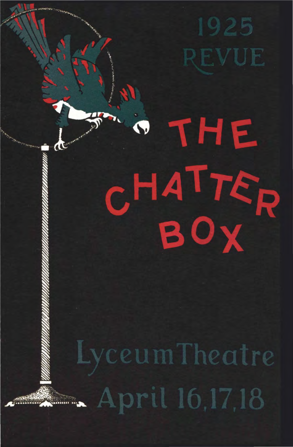 Chatterbox Revue, 1925