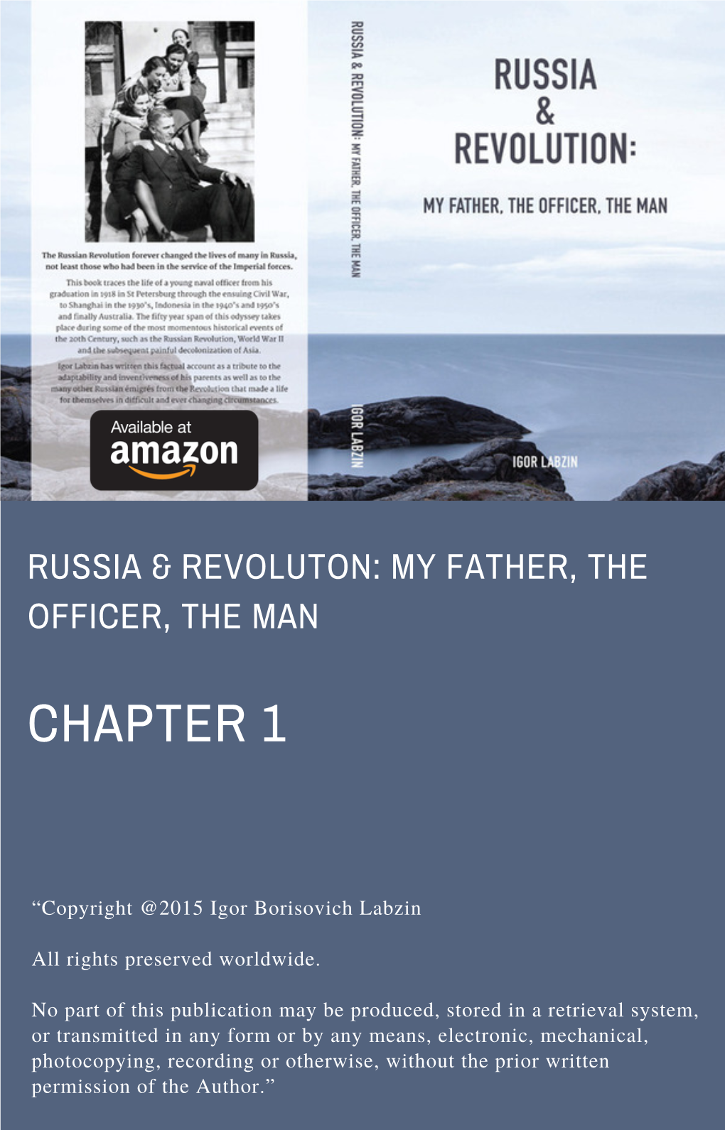 Russia and Revolution Chapter 1