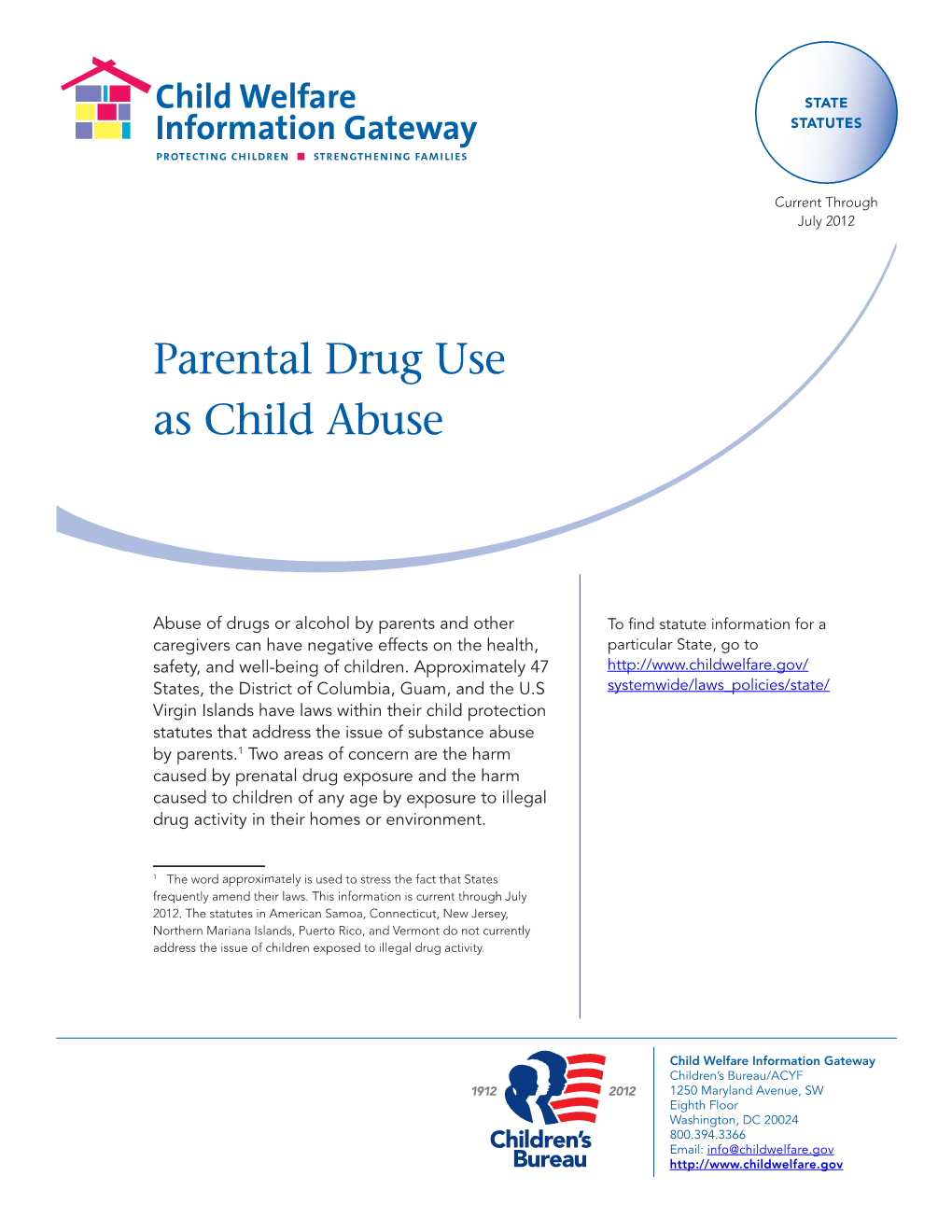 Parental Drug Use As Child Abuse