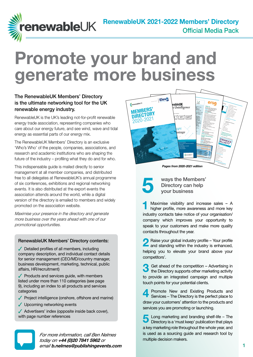 Promote Your Brand and Generate More Business