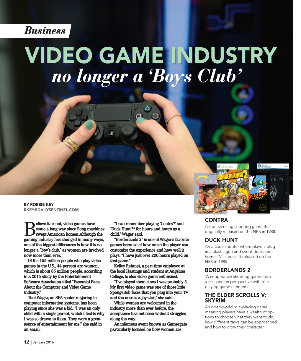Video Game Industry No Longer a ‘Boys Club’