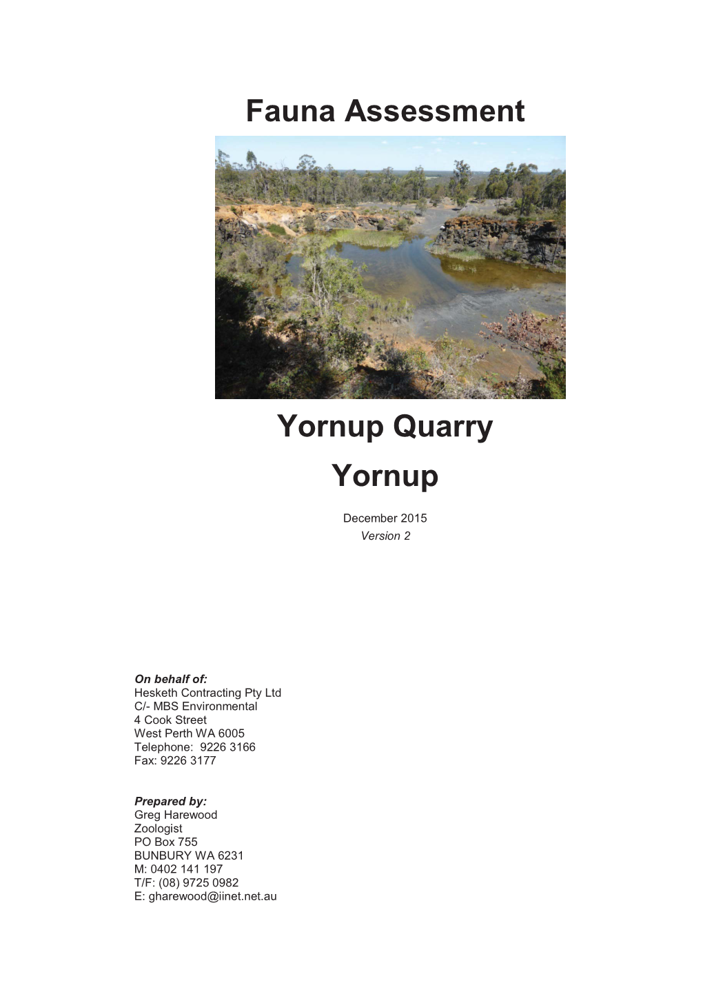 Yornup Quarry Yornup