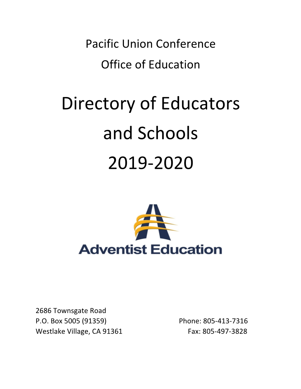 Directory of Educators and Schools 2019-2020