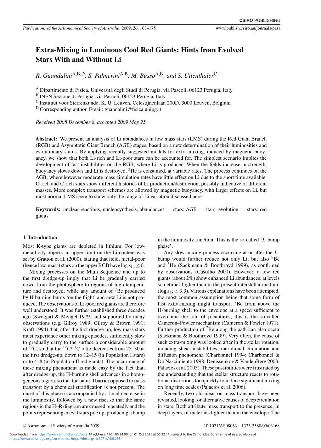 Extra-Mixing in Luminous Cool Red Giants: Hints from Evolved Stars with and Without Li