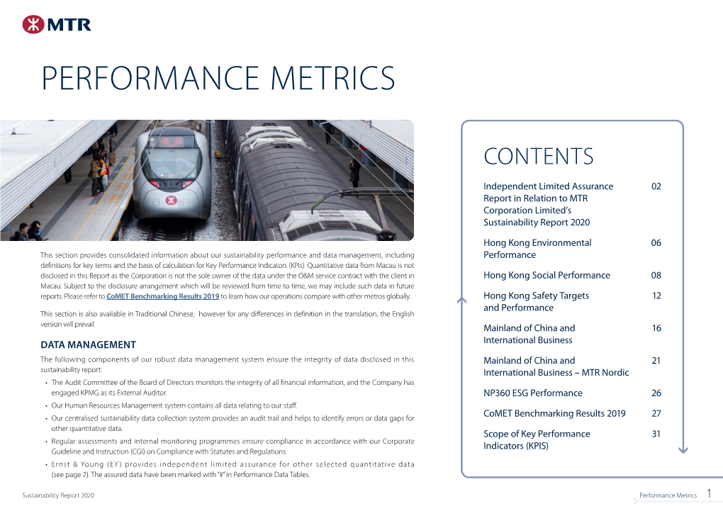 Performance Metrics