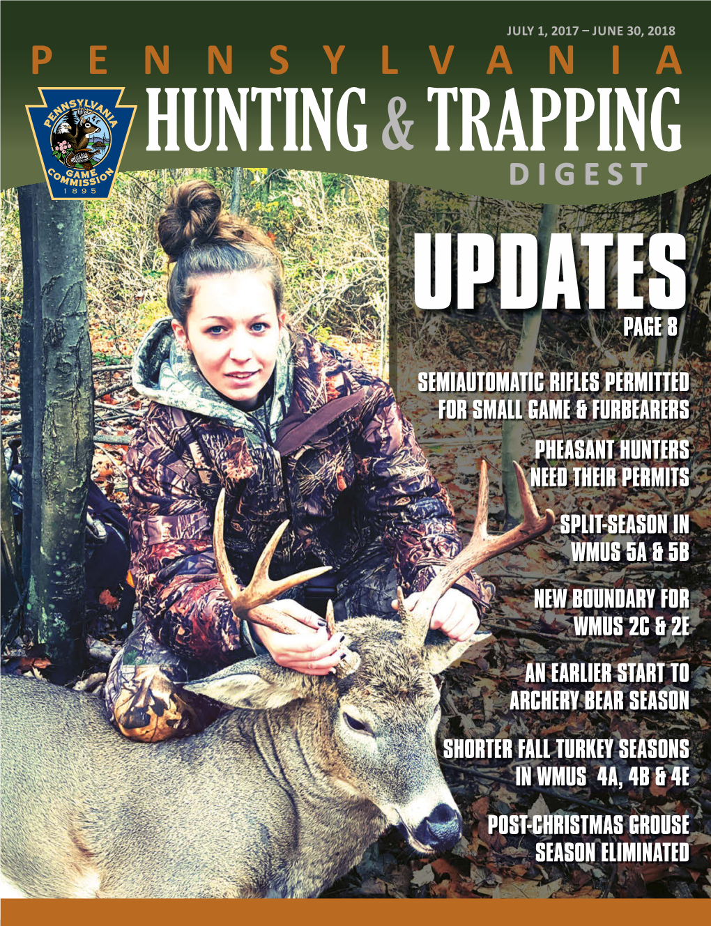 Pennsylvaniapennsylvania Huntinghunting& Trapping Trapping Digestdigest Updatesupdates Pagepage 8