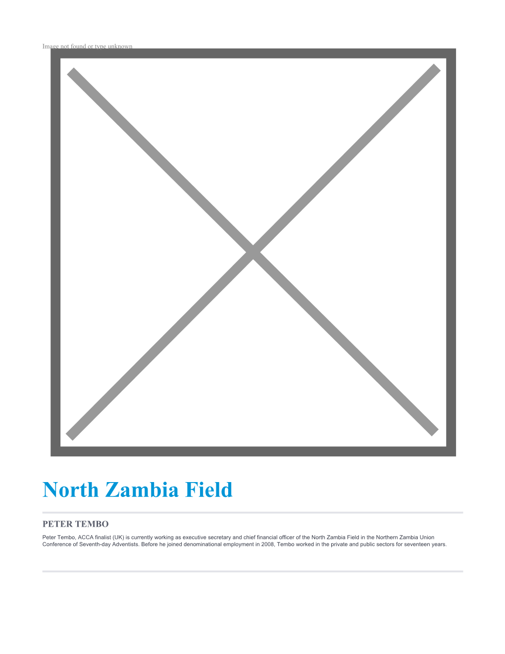 North Zambia Field