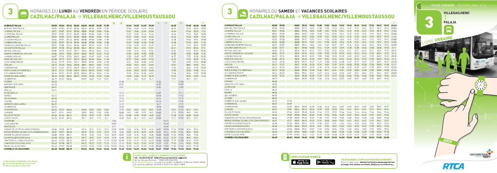 Horaires Du Samedi Et Vacances Scolaires