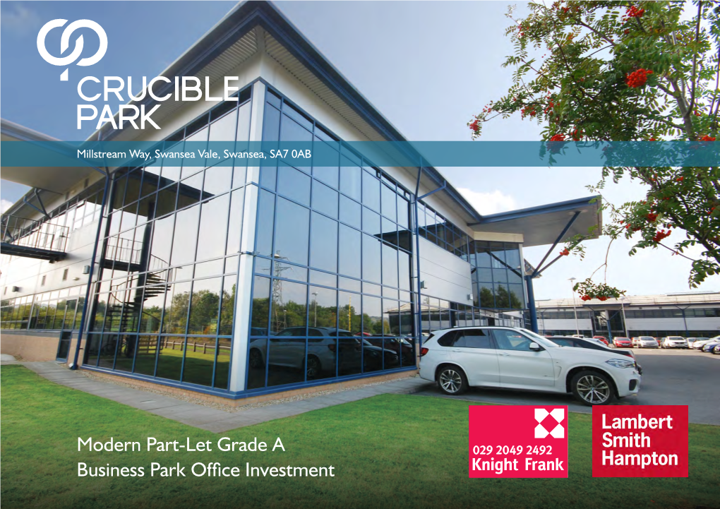 Modern Part-Let Grade a Business Park Office Investment