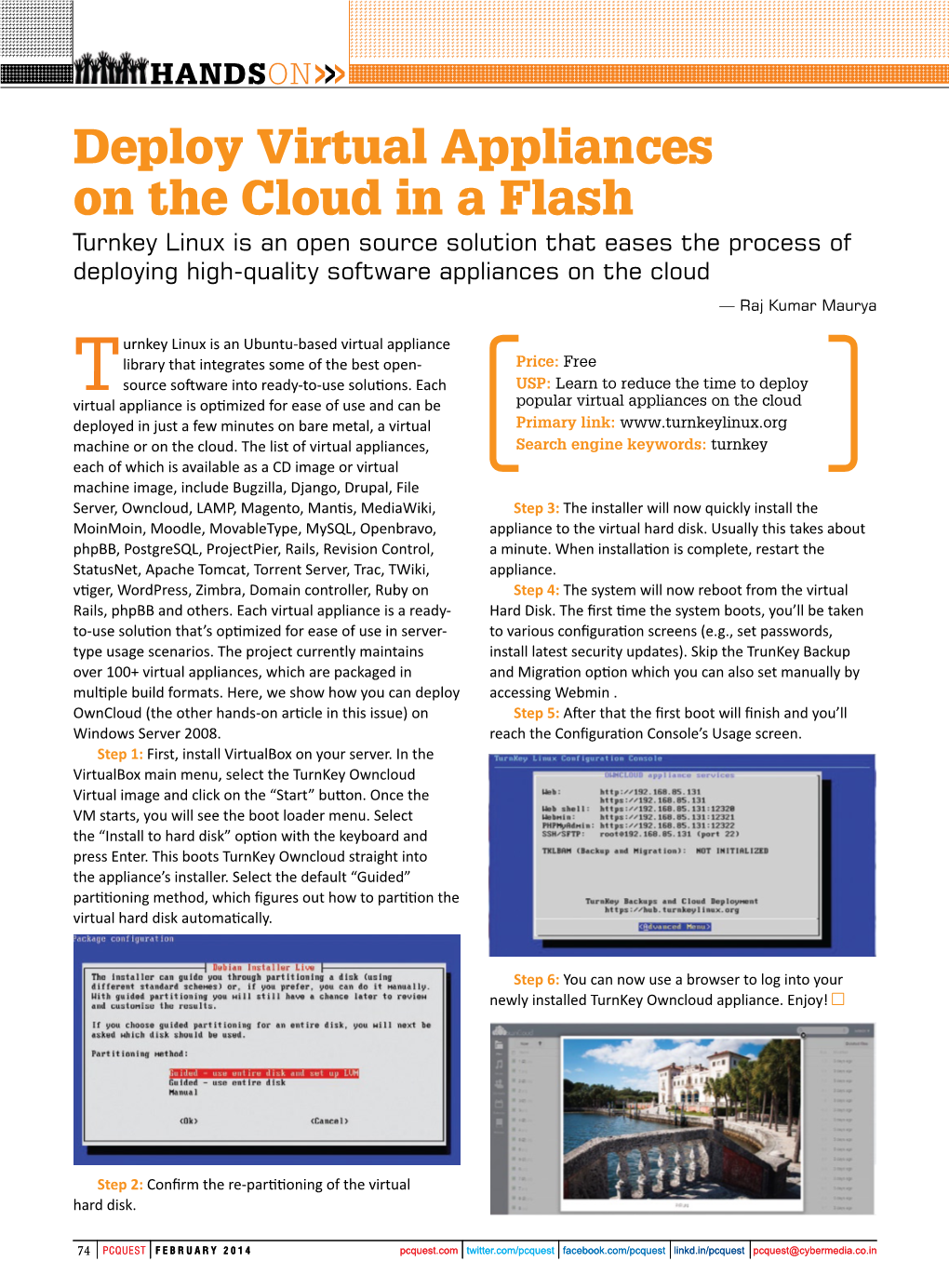 Deploy Virtual Appliances on the Cloud in a Flash