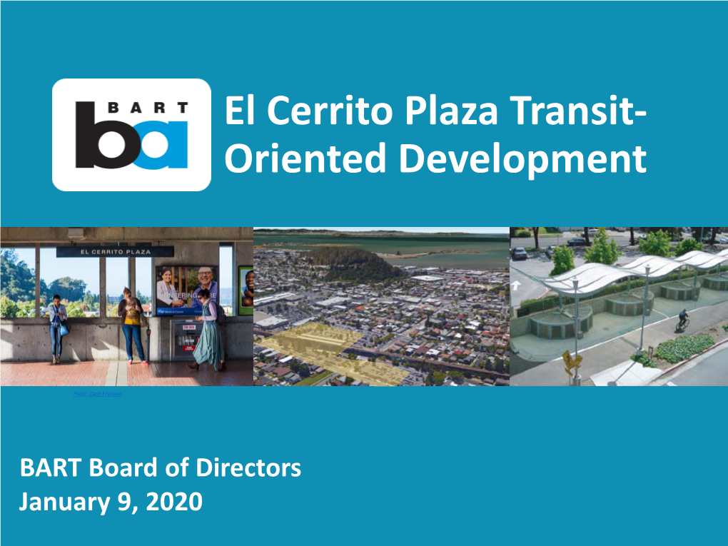 Update on El Cerrito Plaza Transit Oriented