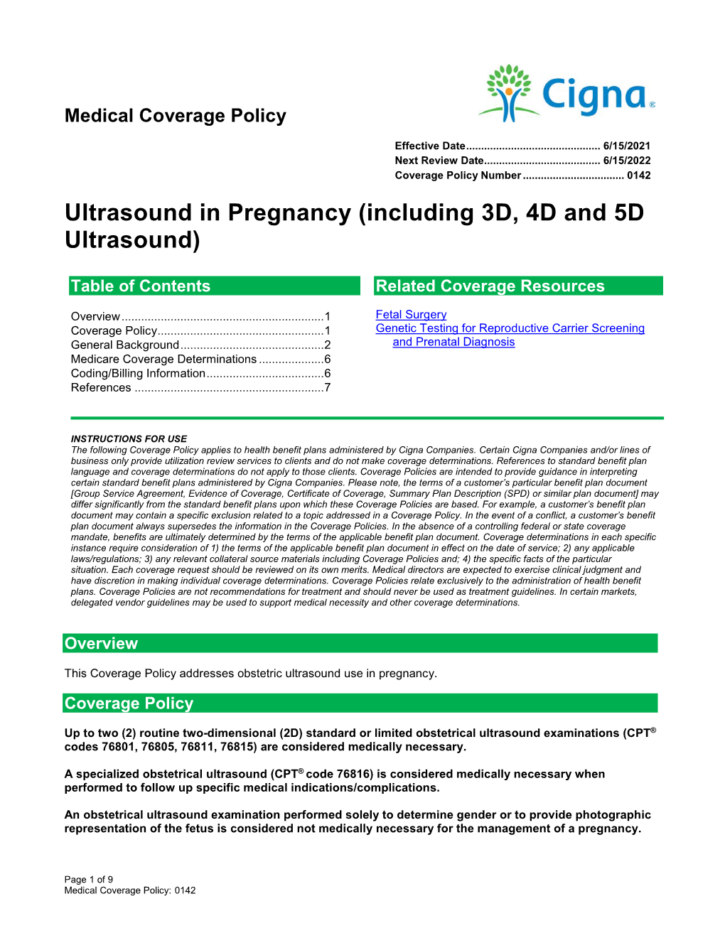 Ultrasound in Pregnancy (Including 3D, 4D and 5D Ultrasound)