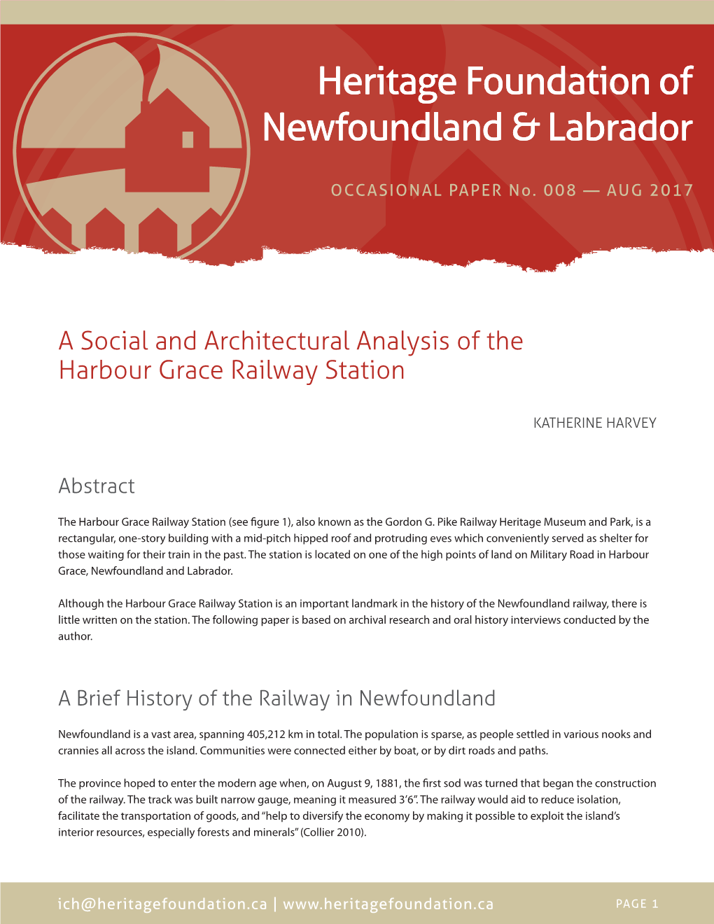 Heritage Foundation of Newfoundland & Labrador