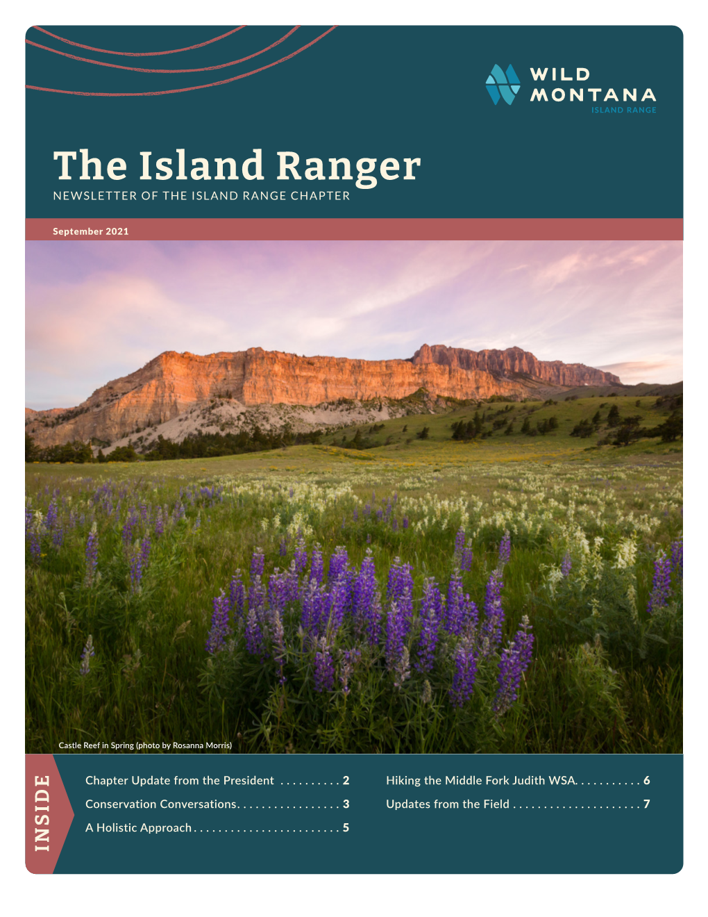 The Island Ranger NEWSLETTER of the ISLAND RANGE CHAPTER