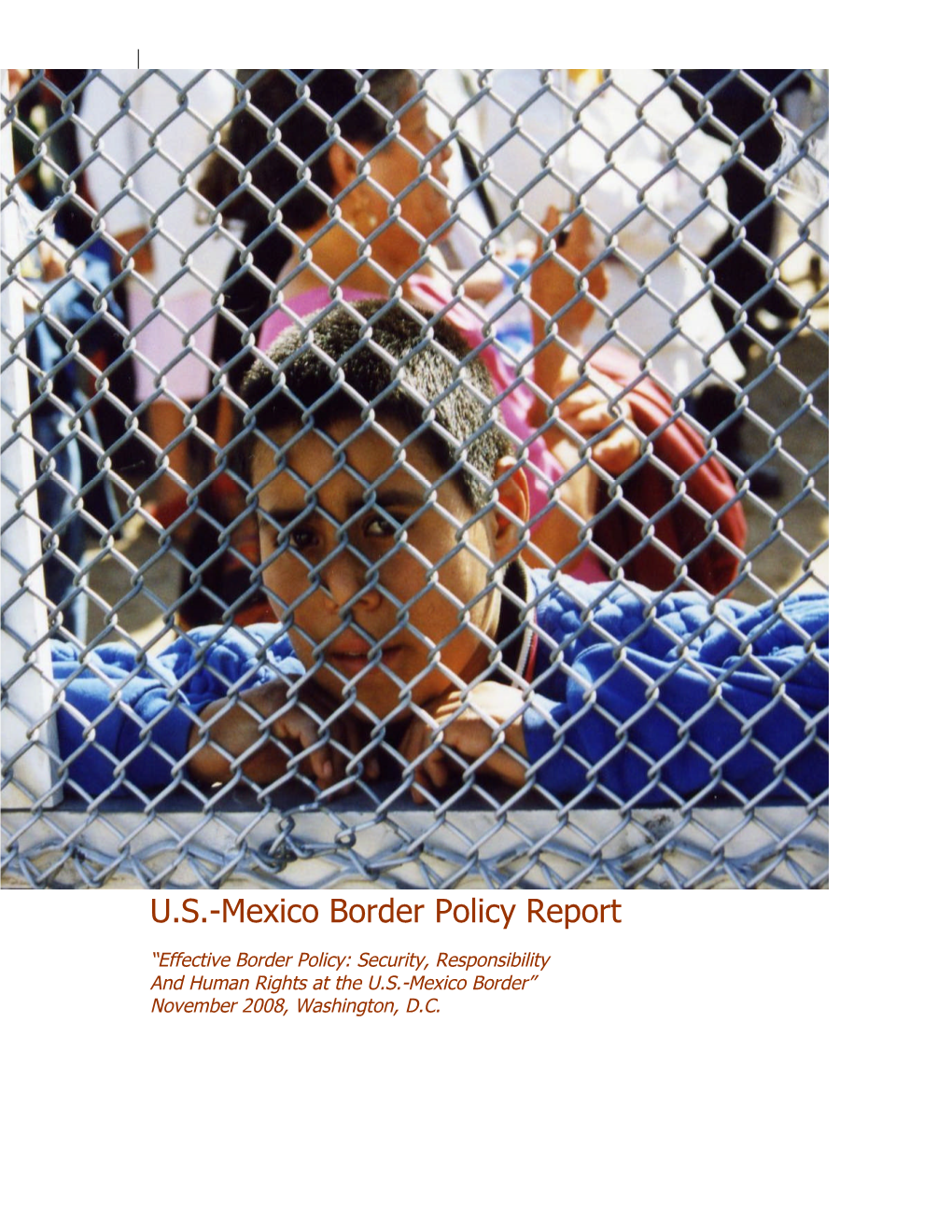 U.S.-Mexico Border Policy Report