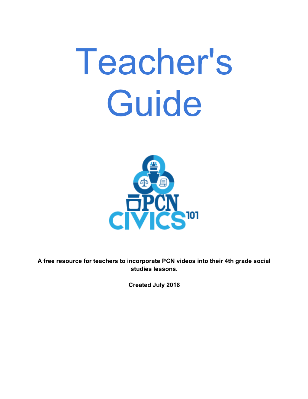 A Free Resource for Teachers to Incorporate PCN Videos Into Their 4Th Grade Social Studies Lessons