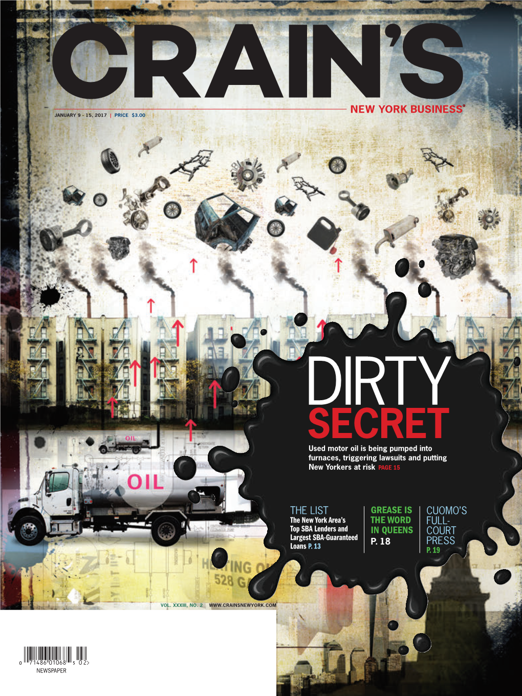 SECRET Used Motor Oil Is Being Pumped Into Furnaces, Triggering Lawsuits and Putting New Yorkers at Risk PAGE 15