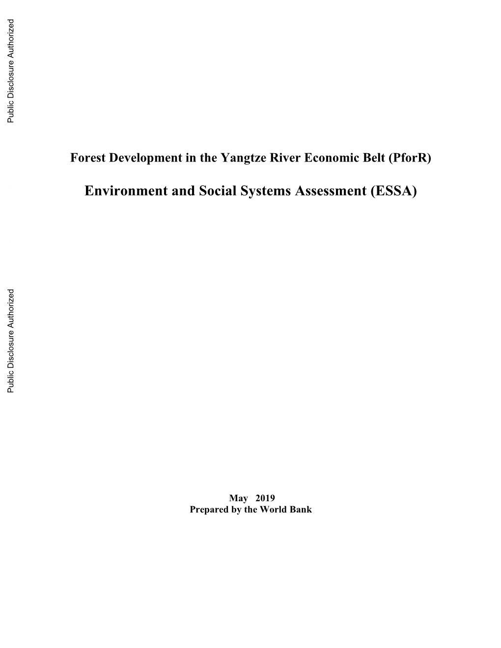 Forest Development in the Yangtze River Economic Belt (Pforr)