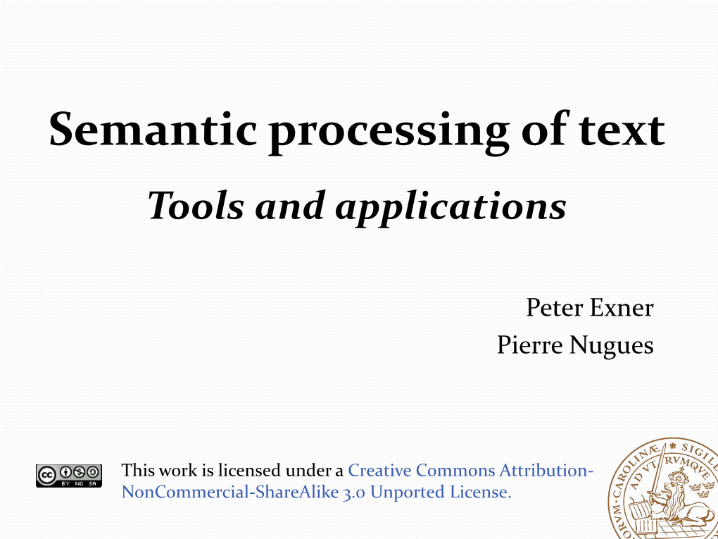 Event Extraction Using Semantic Role Labeling