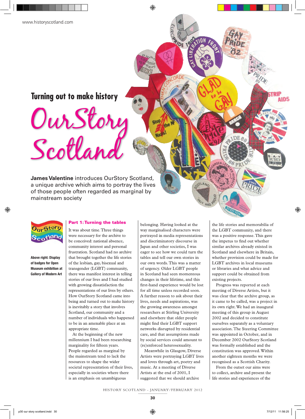 P30 Our Story Scotland.Indd 30 7/12/11 11:56:25 Our Story Scotland