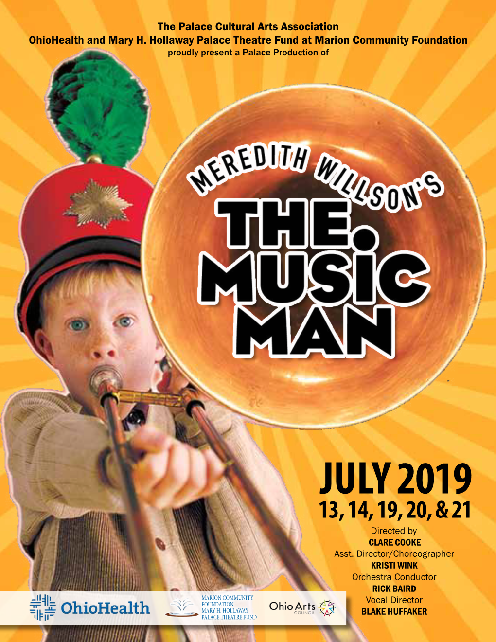 The Music Man Is Presented Through Special Arrangement with Music Theatre International (MTI)