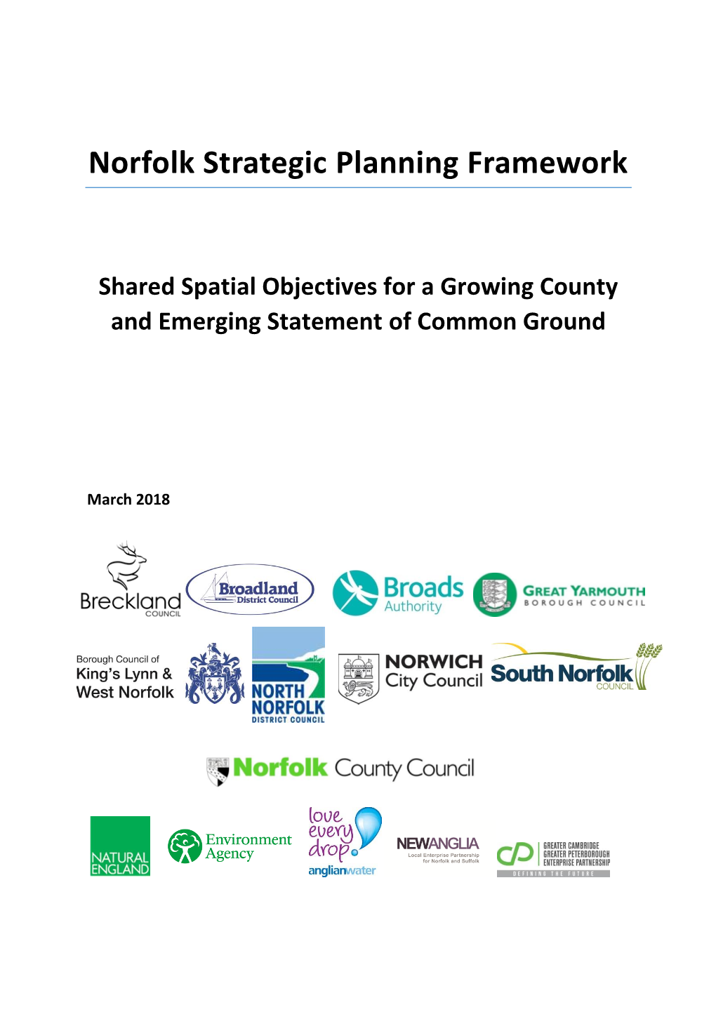Norfolk Strategic Planning Framework