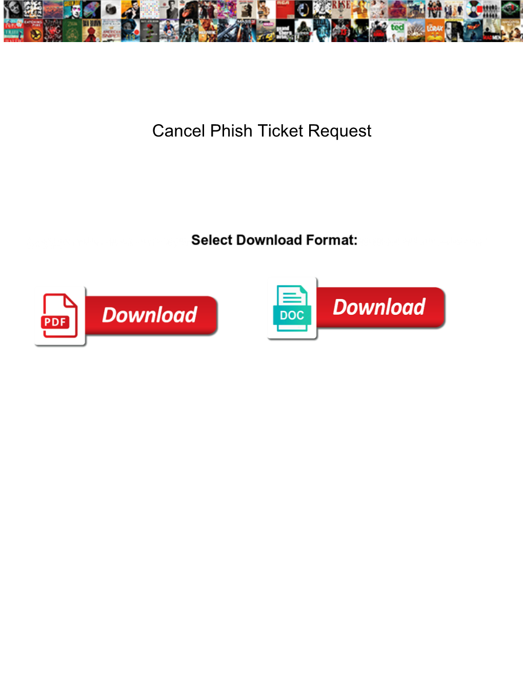 Cancel Phish Ticket Request Litheon