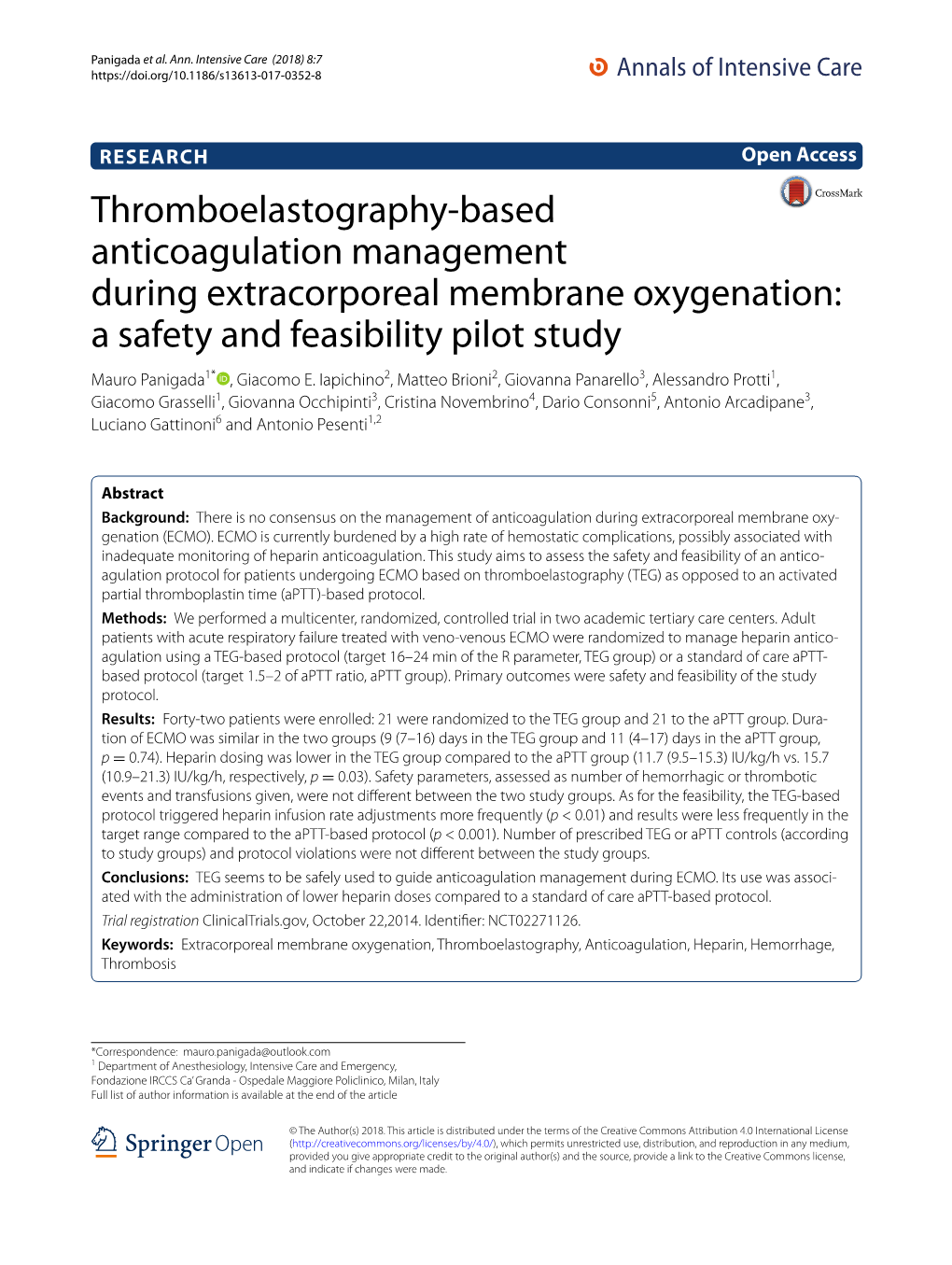 Thromboelastography-Based Anticoagulation Management