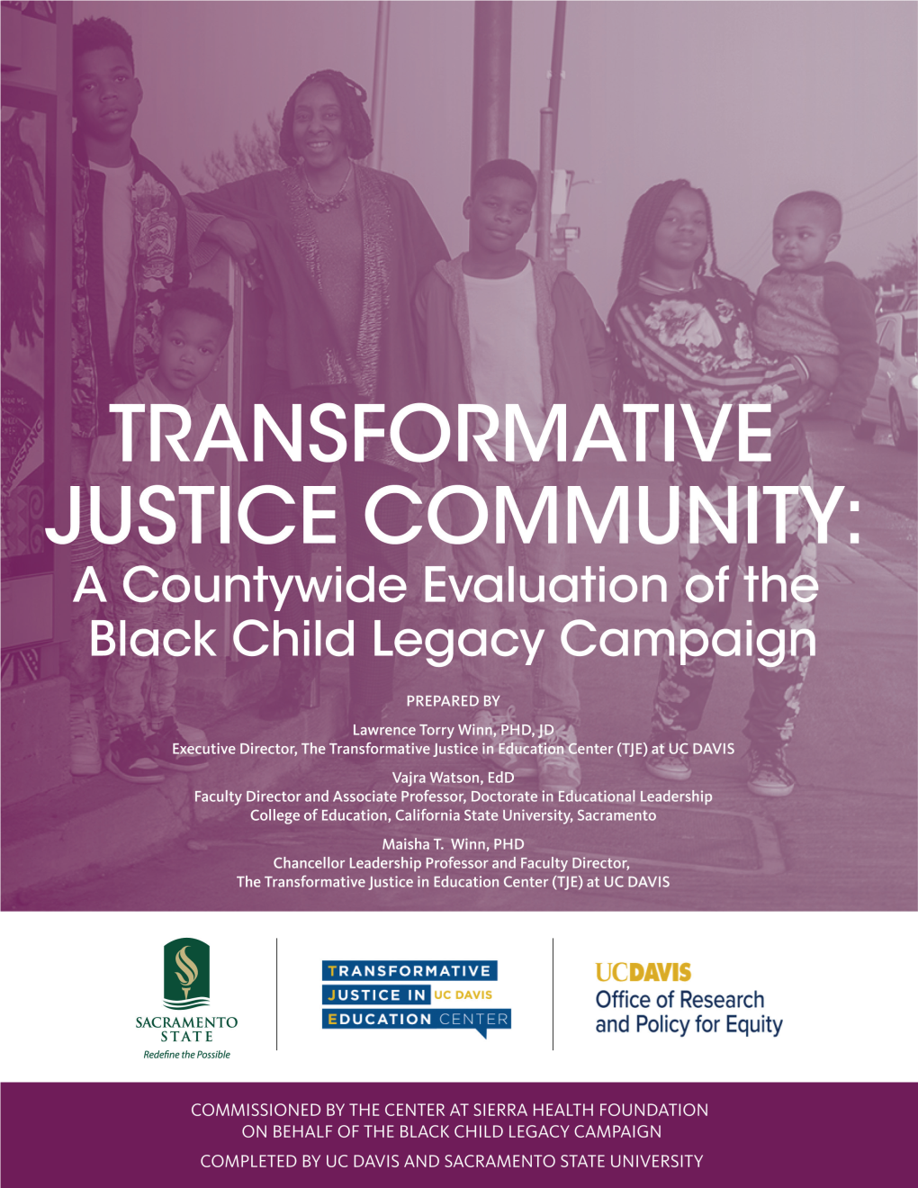 Transformative Justice Community: a Countywide Evaluation of the Black Child Legacy Campaign