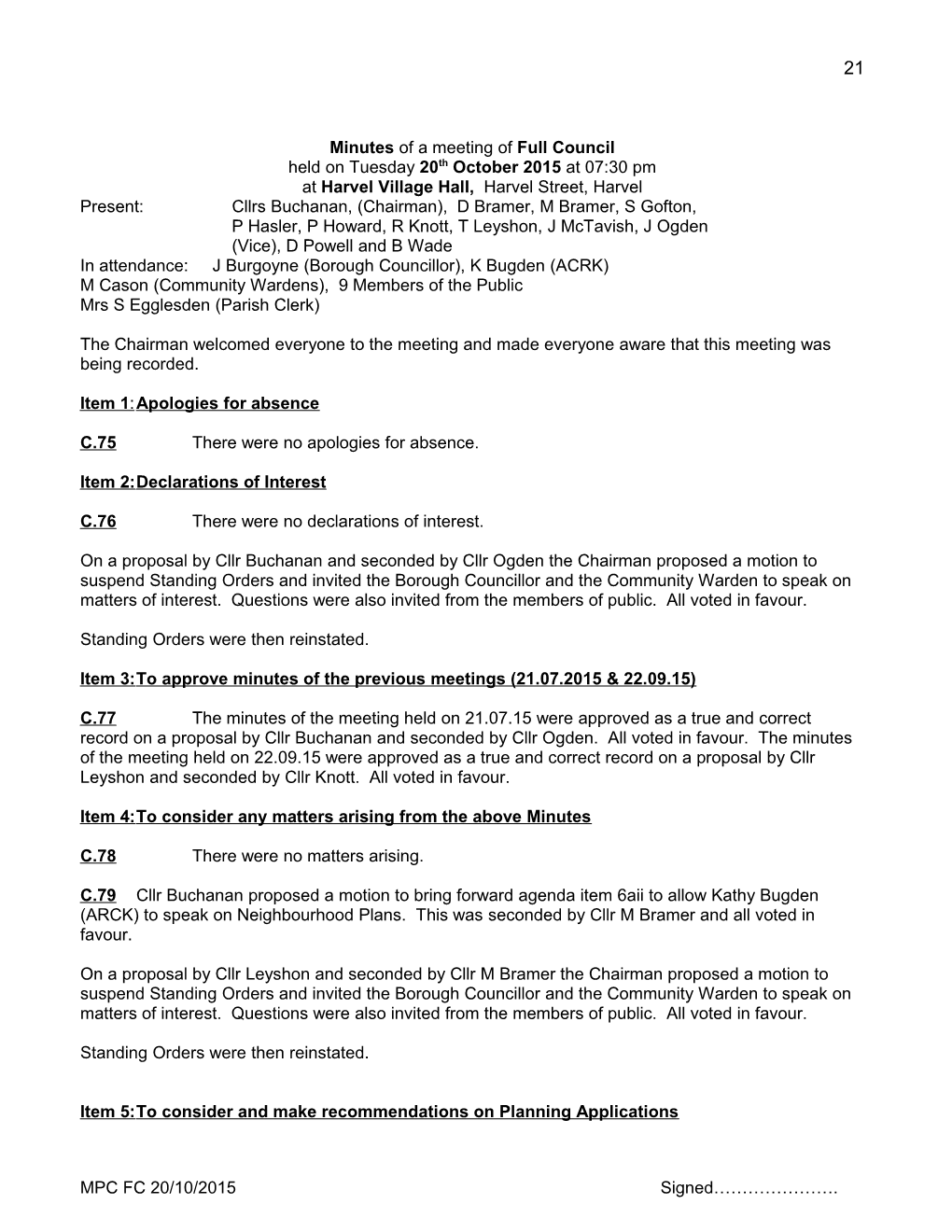 Meopham Parish Council s1