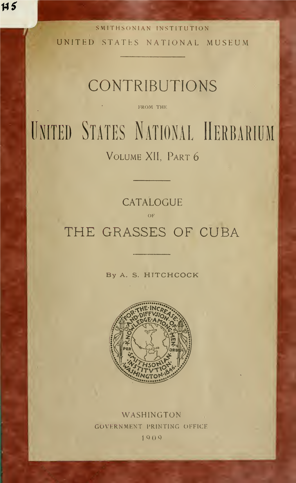 Catalogue of the Grasses of Cuba