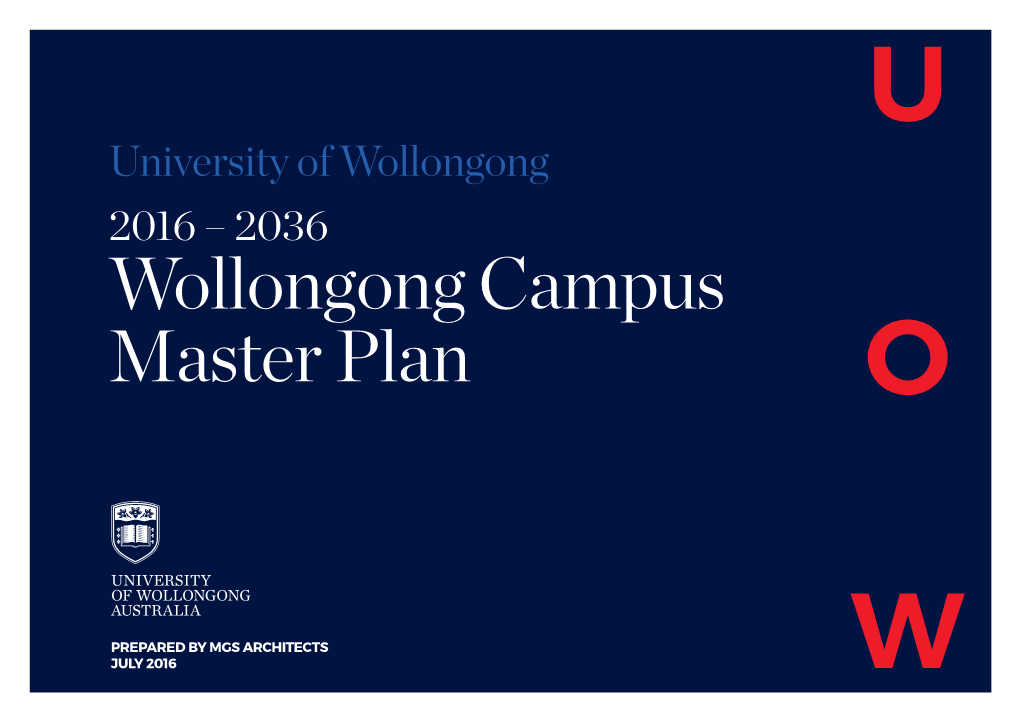 2016 – 2036 Wollongong Campus Master Plan